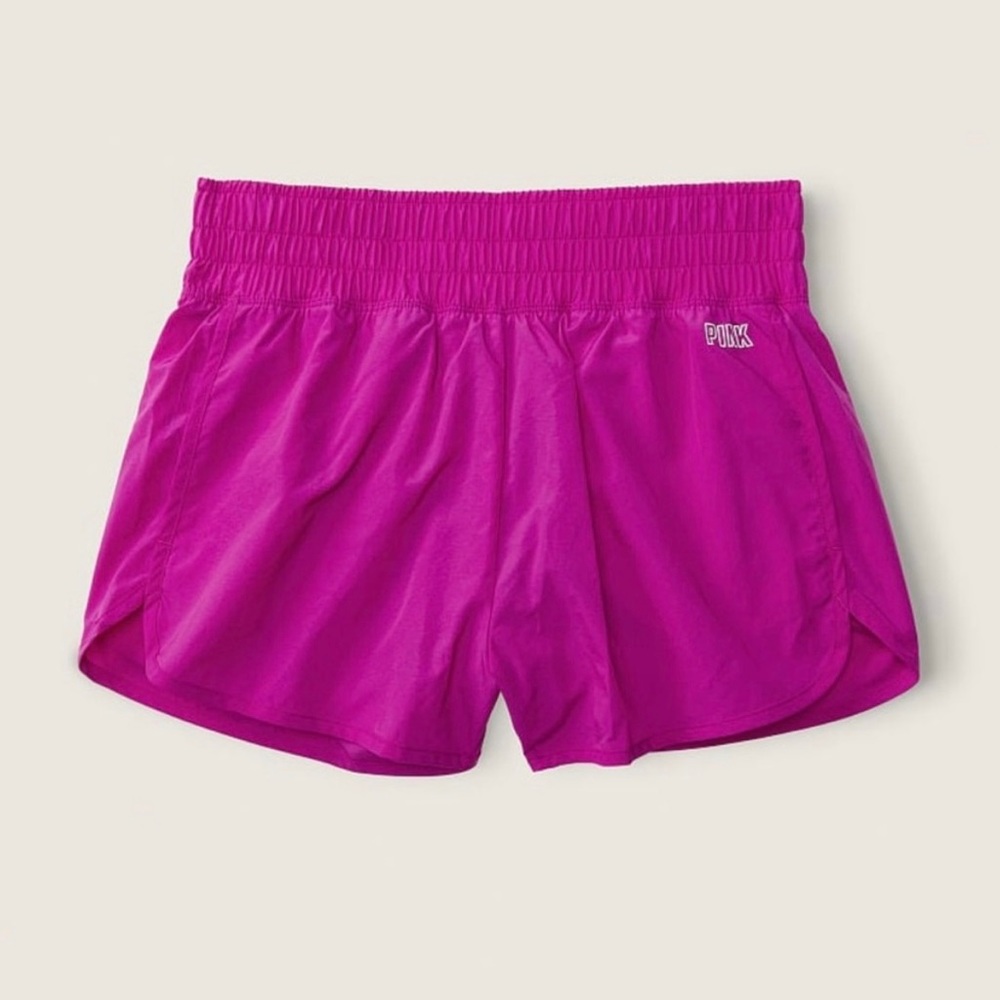 VS PINK high waisted 3 inch running shorts